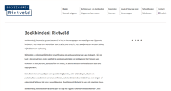 Desktop Screenshot of boekbinderij-rietveld.nl