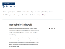 Tablet Screenshot of boekbinderij-rietveld.nl